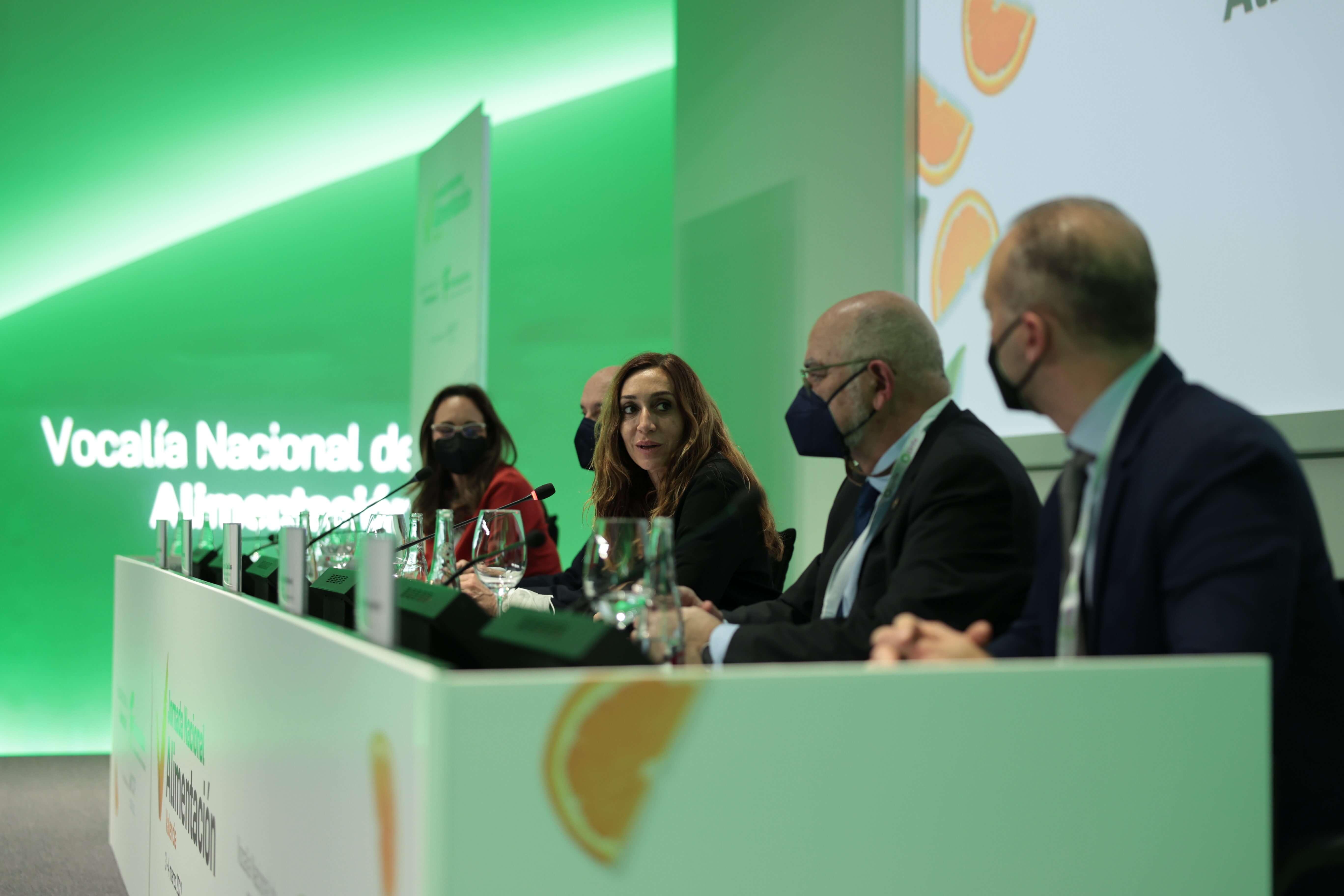 Mesa inaugural de la V jornada Nacional de Alimentación