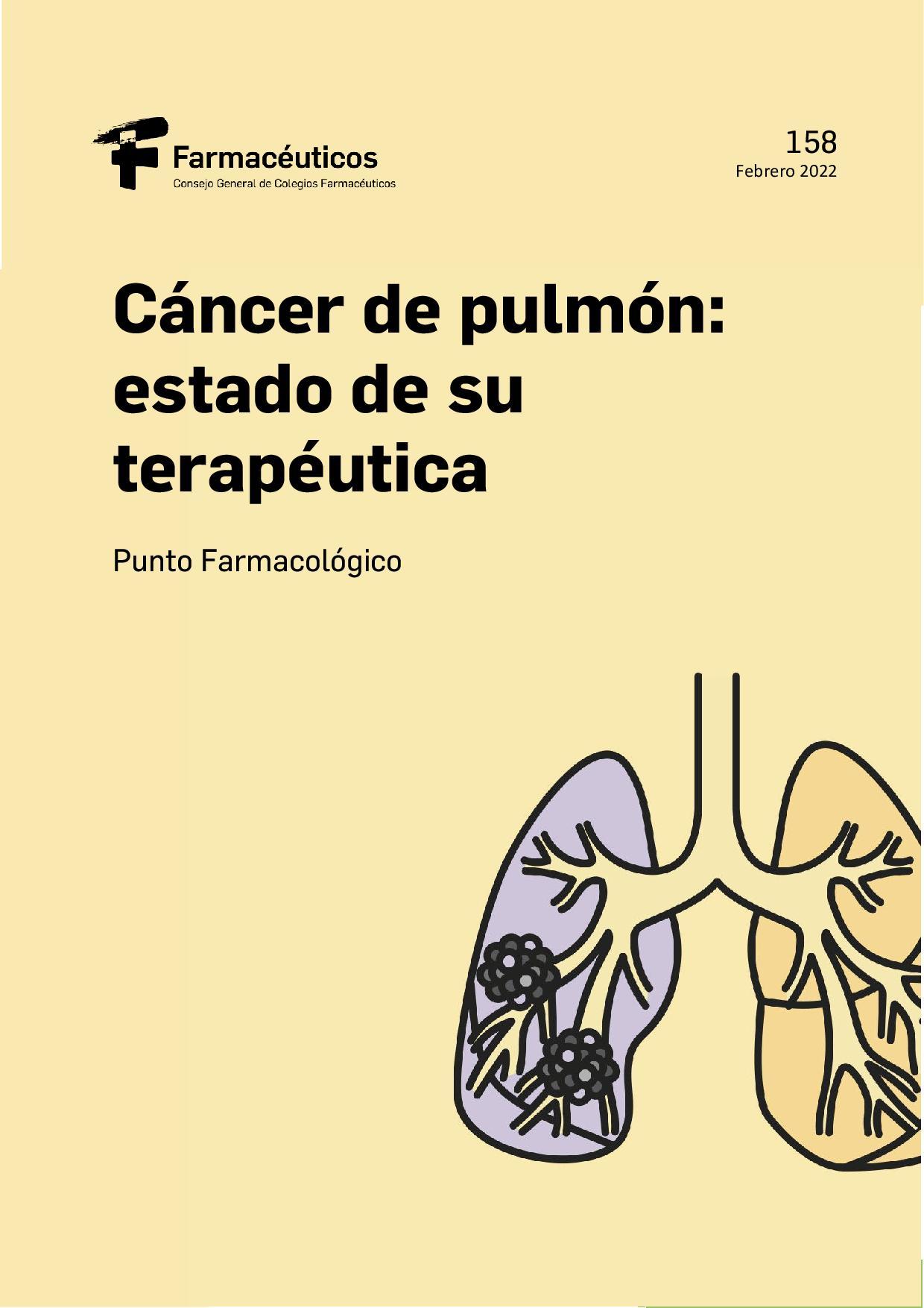 Cáncer de pulmón, estado de su terapéutica – Punto Farmacológico Nº 158