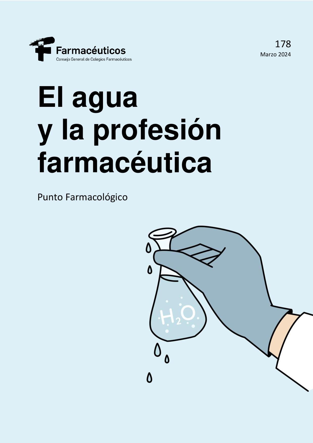 El agua y la profesión farmacéutica – Punto Farmacológico Nº 178